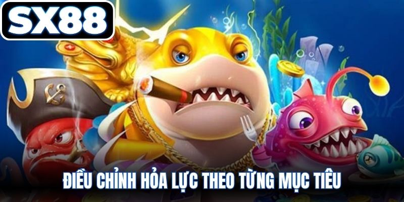 Điều chỉnh hỏa lực theo từng mục tiêu 